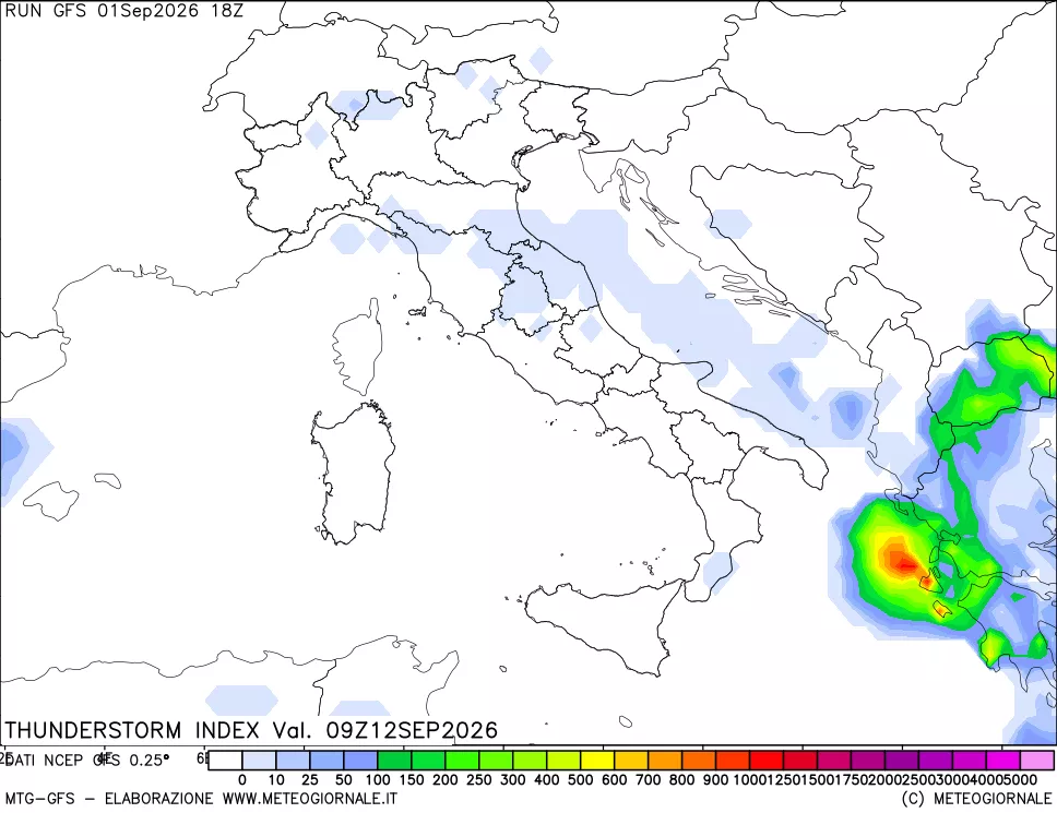 mappa Indice Temporali (TSI)