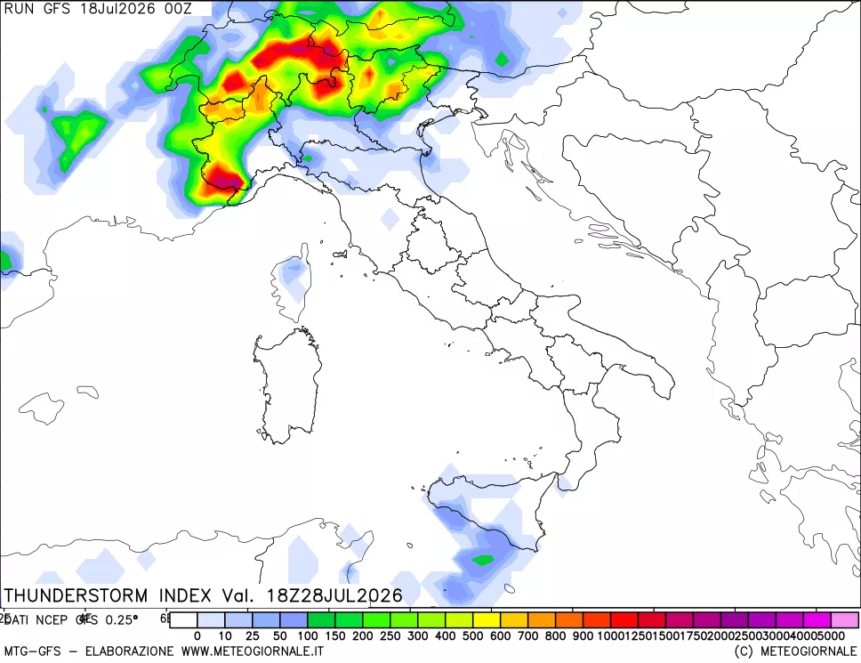 mappa Indice Temporali (TSI)