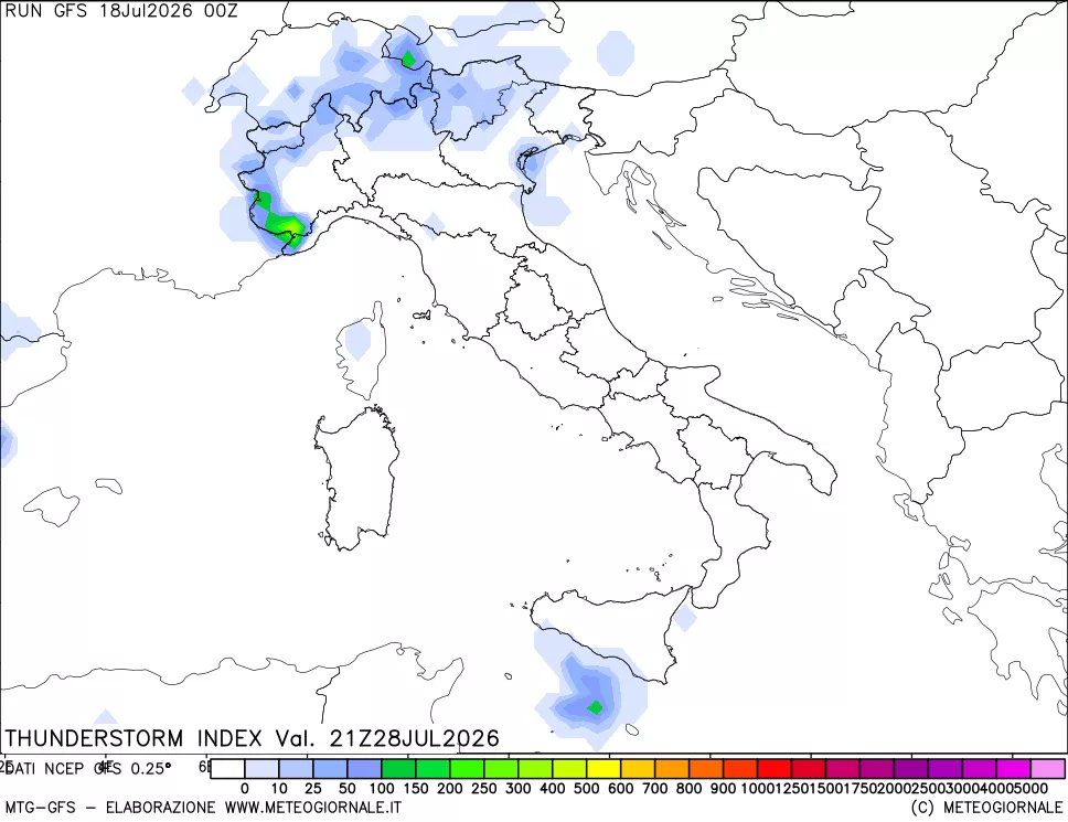 mappa Indice Temporali (TSI)