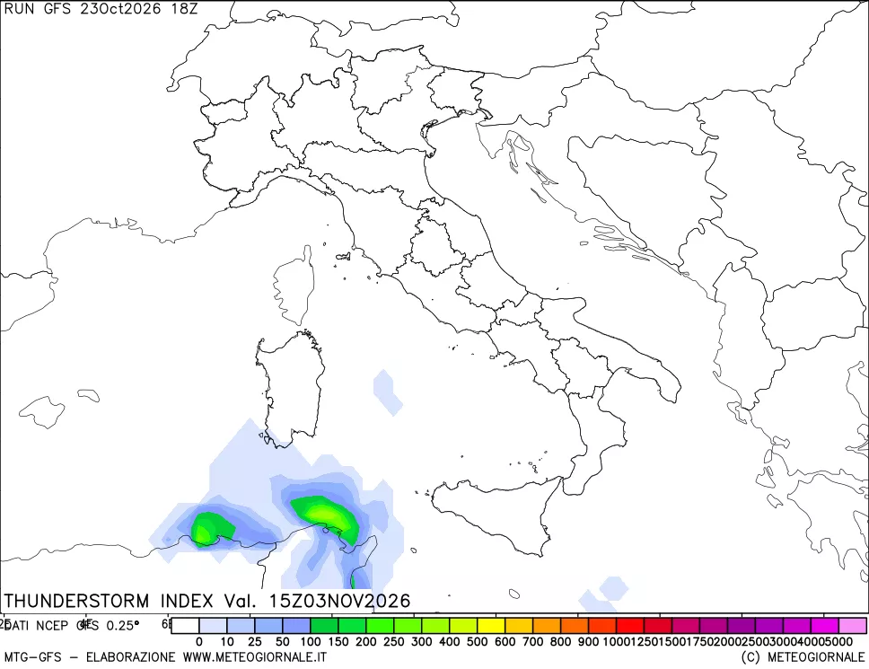 mappa Indice Temporali (TSI)