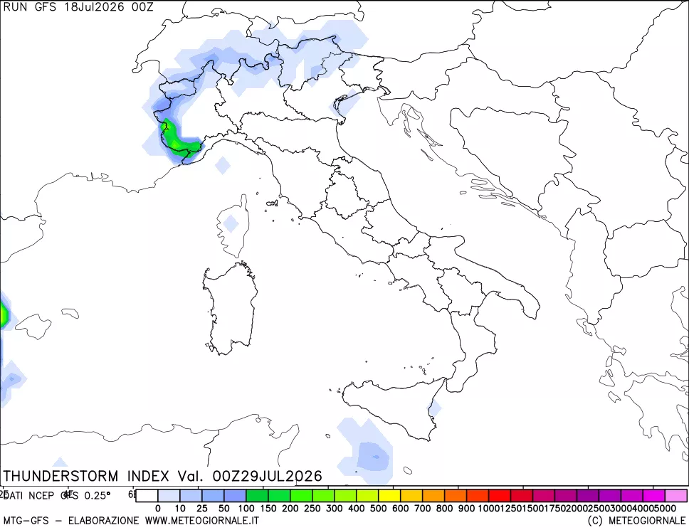 mappa Indice Temporali (TSI)
