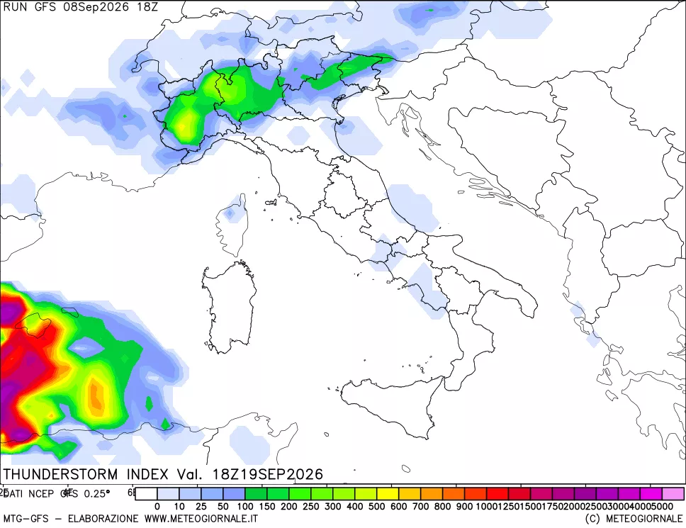 mappa Indice Temporali (TSI)