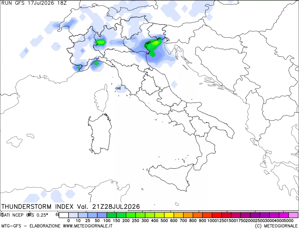 mappa Indice Temporali (TSI)