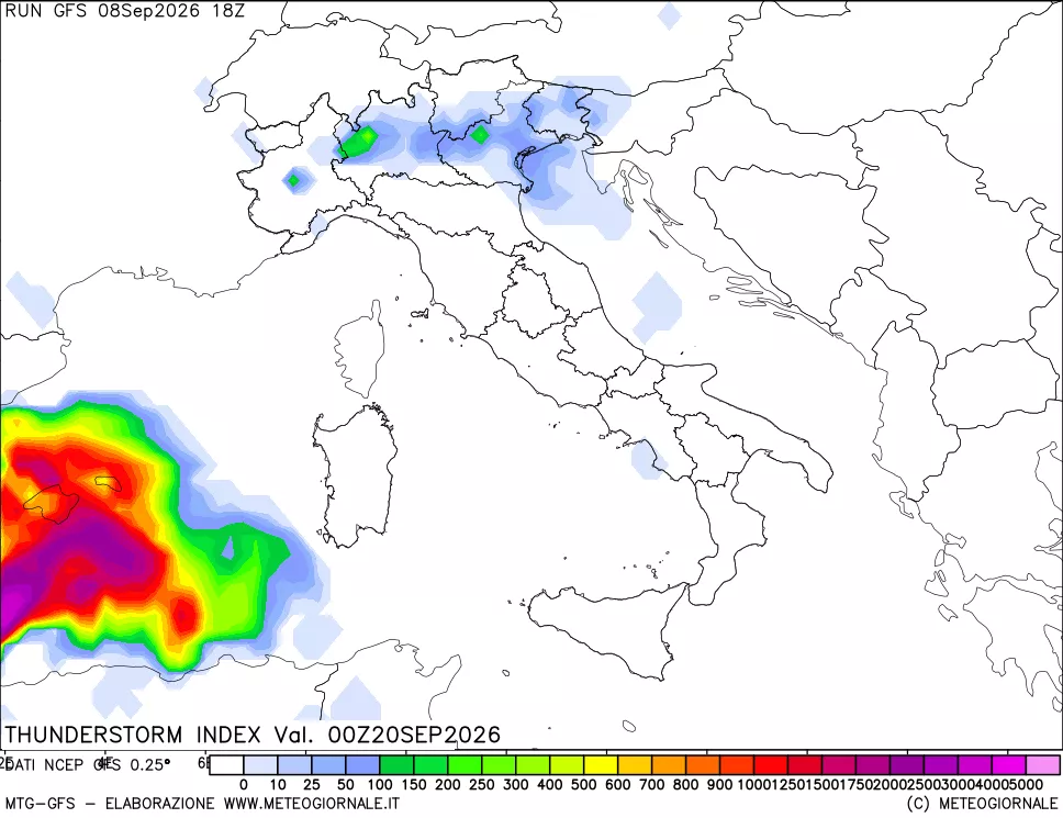 mappa Indice Temporali (TSI)