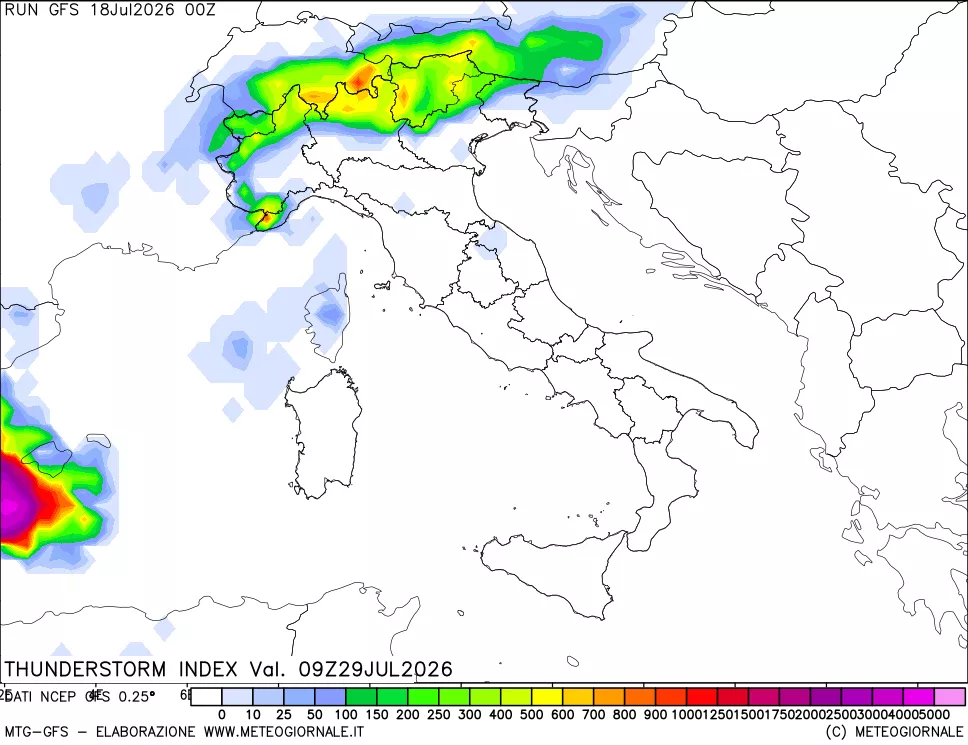 mappa Indice Temporali (TSI)