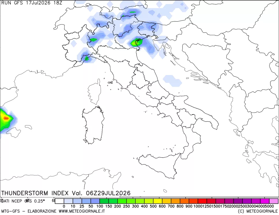 mappa Indice Temporali (TSI)