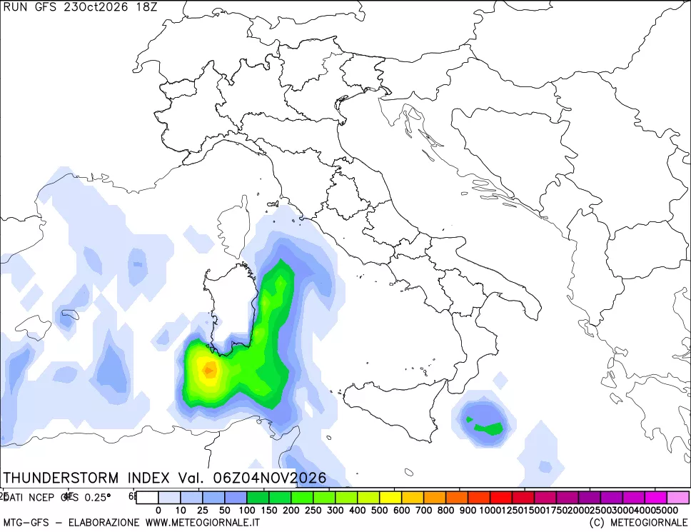 mappa Indice Temporali (TSI)