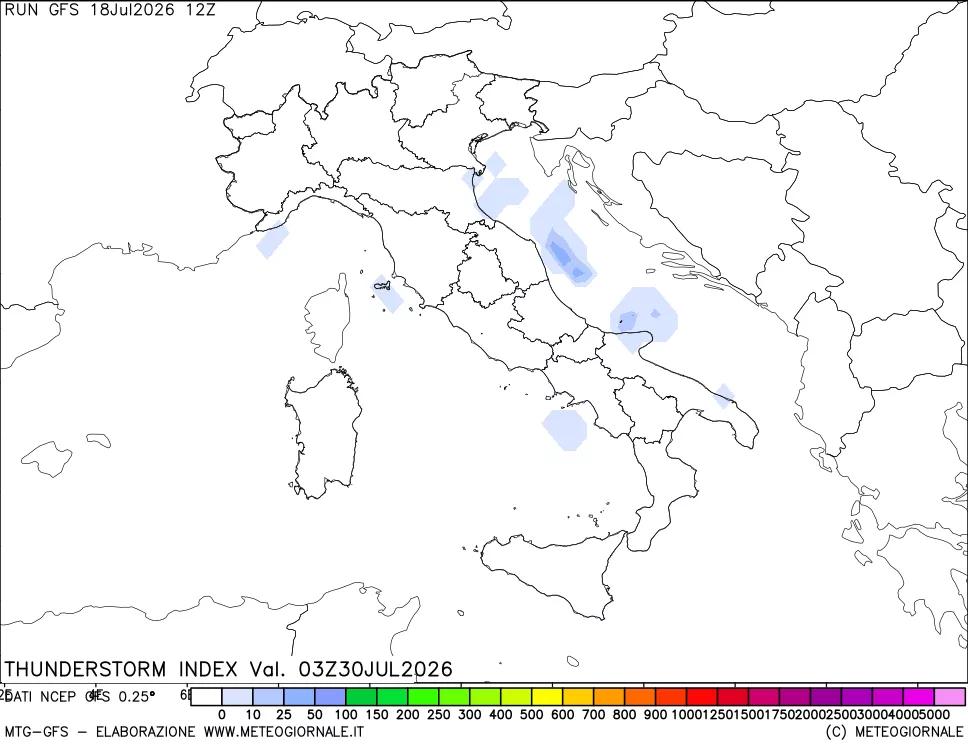 mappa Indice Temporali (TSI)