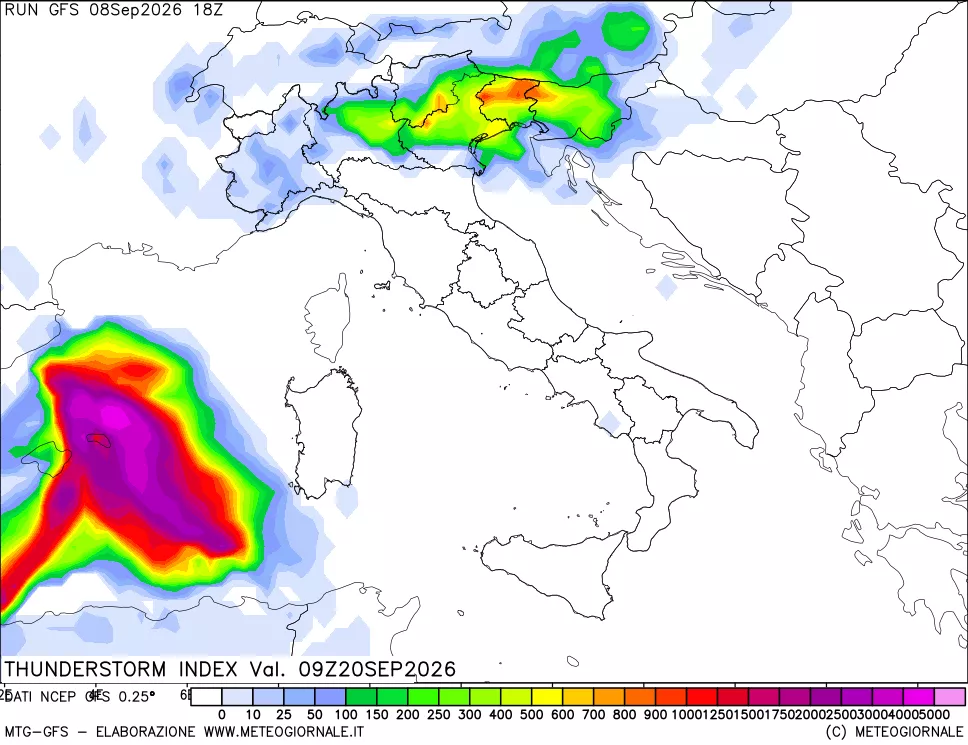 mappa Indice Temporali (TSI)
