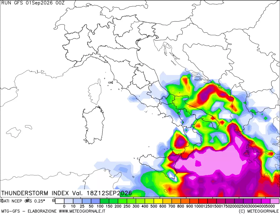 mappa Indice Temporali (TSI)
