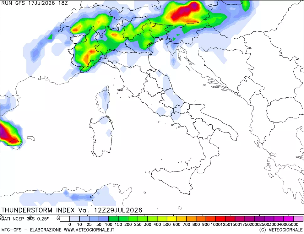 mappa Indice Temporali (TSI)