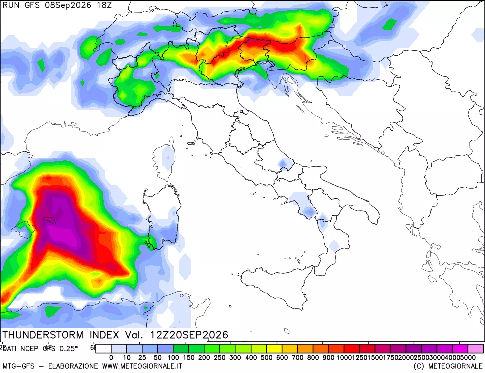 mappa Indice Temporali (TSI)