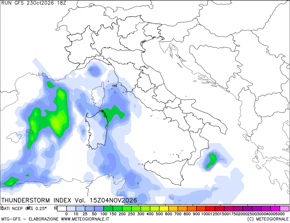mappa Indice Temporali (TSI)