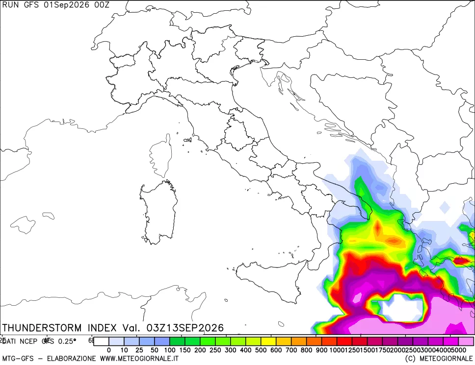 mappa Indice Temporali (TSI)
