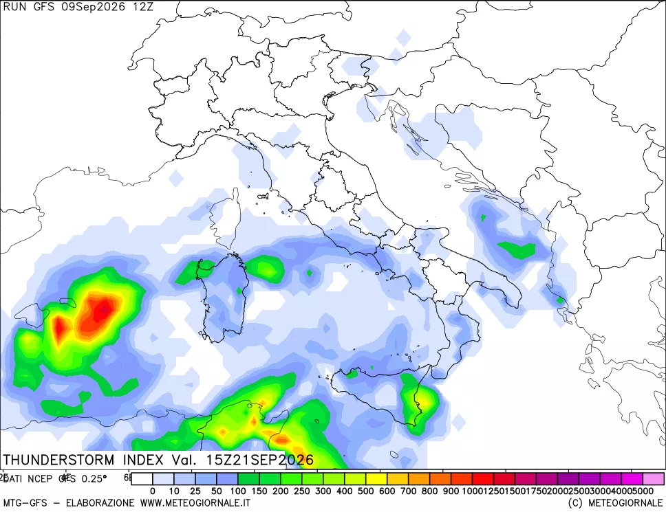 mappa Indice Temporali (TSI)