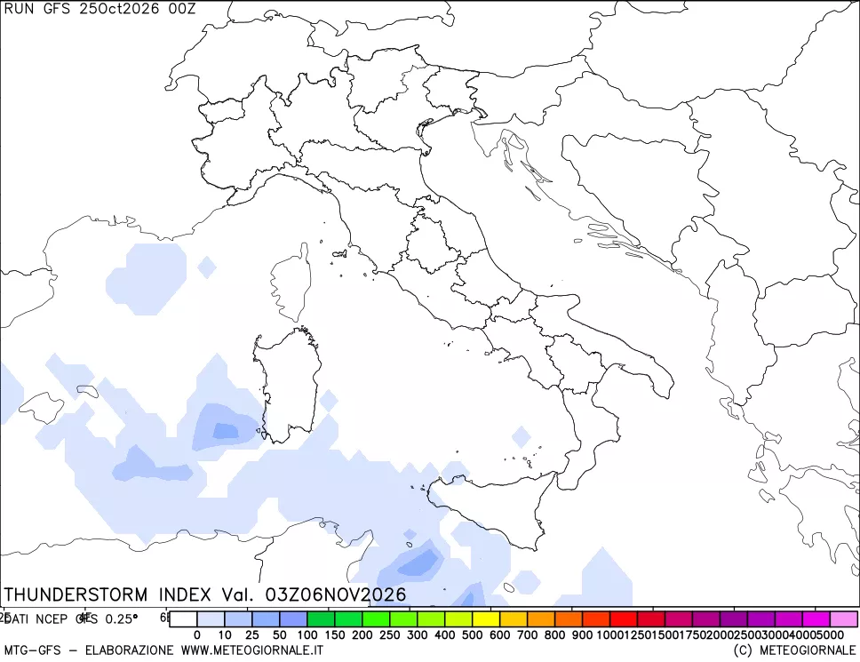 mappa Indice Temporali (TSI)