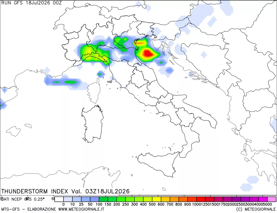 mappa Indice Temporali (TSI)