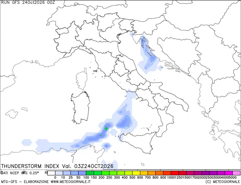 mappa Indice Temporali (TSI)