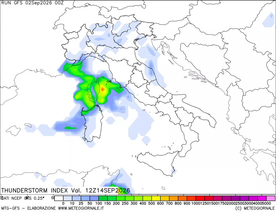 mappa Indice Temporali (TSI)