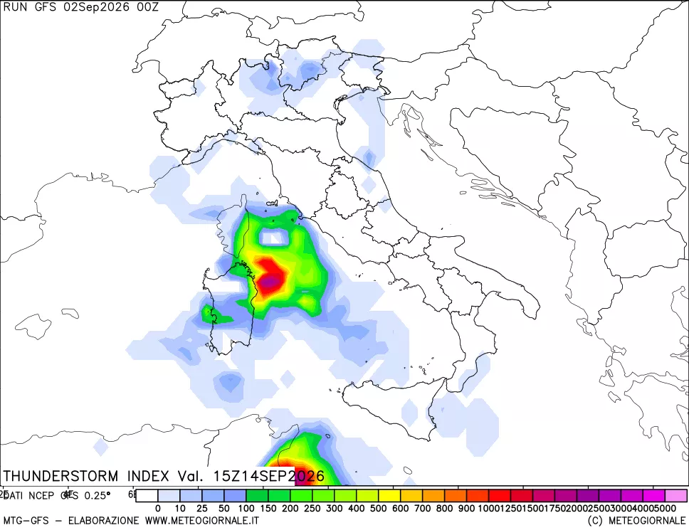 mappa Indice Temporali (TSI)