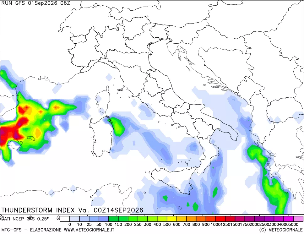 mappa Indice Temporali (TSI)