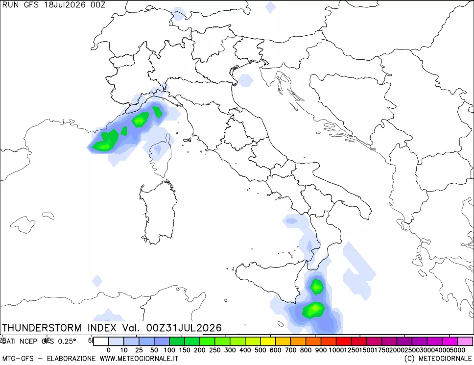 mappa Indice Temporali (TSI)