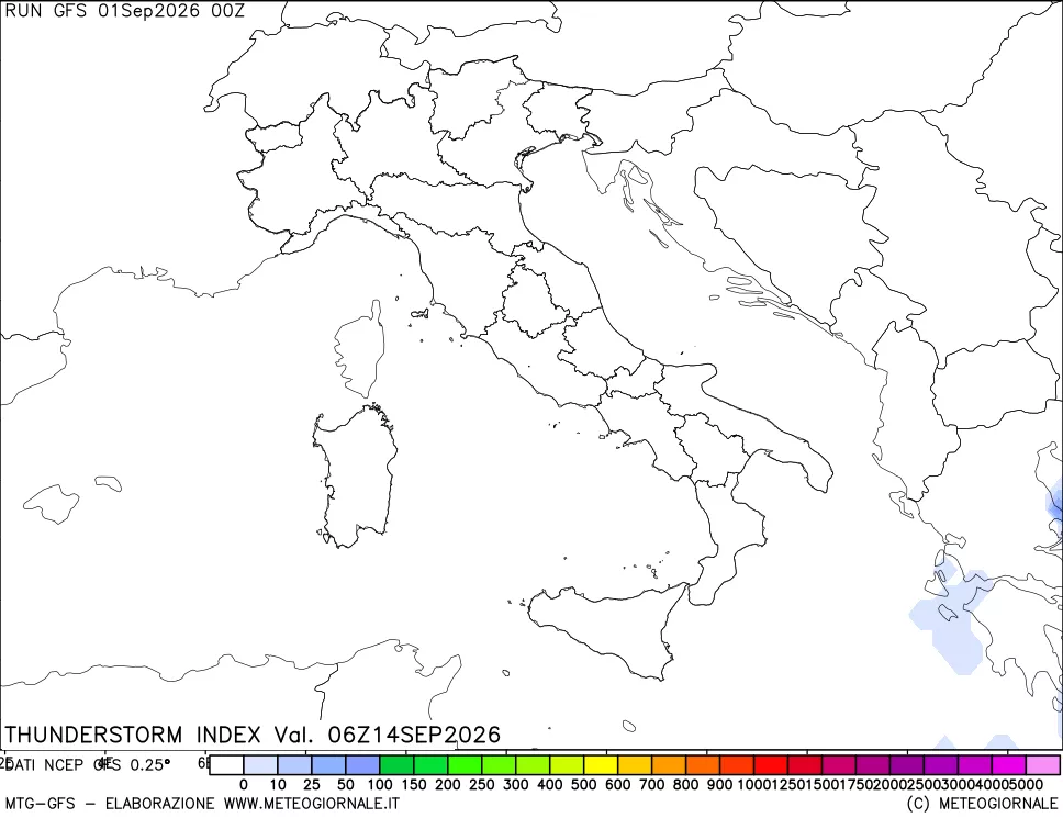 mappa Indice Temporali (TSI)
