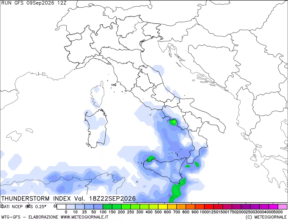 mappa Indice Temporali (TSI)