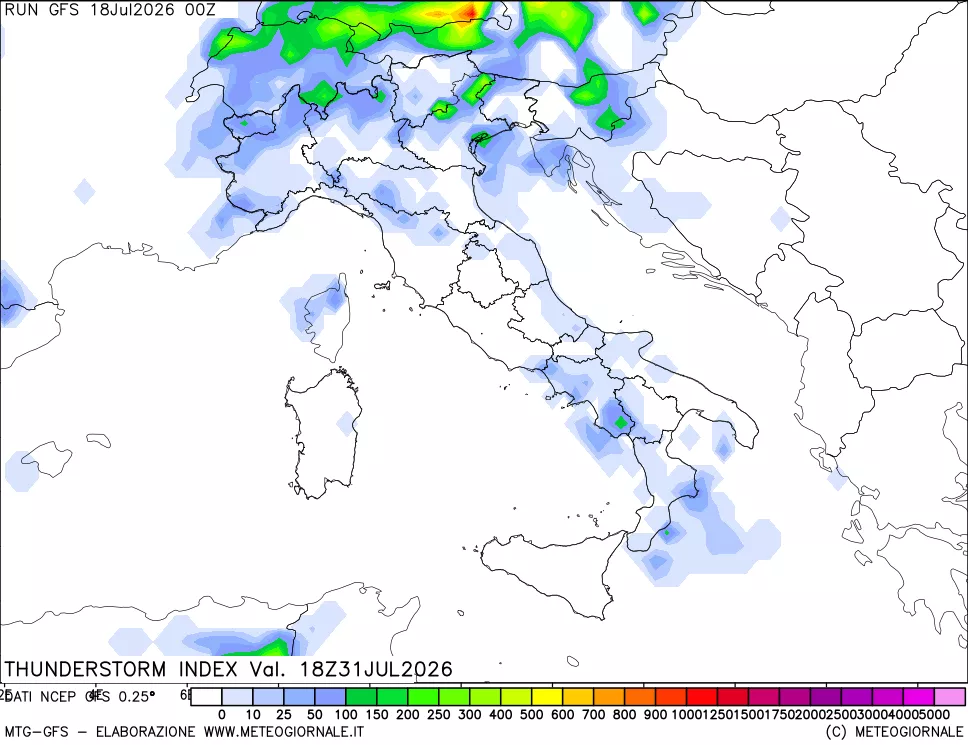 mappa Indice Temporali (TSI)