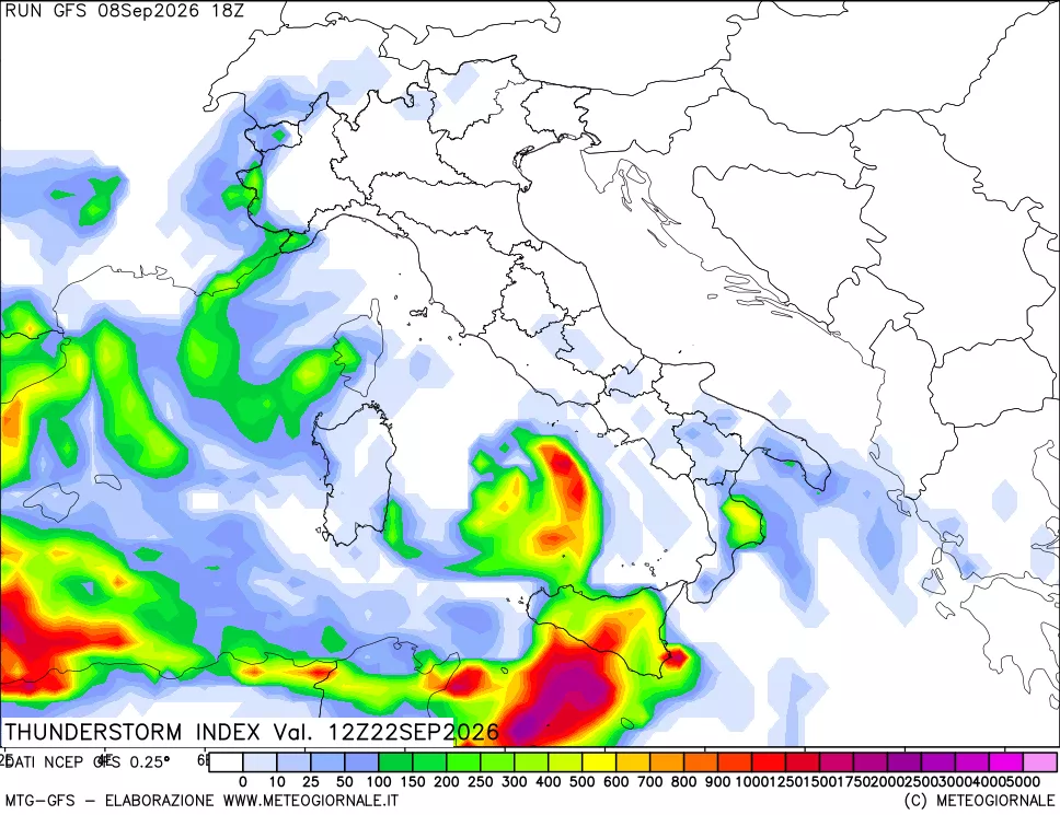 mappa Indice Temporali (TSI)