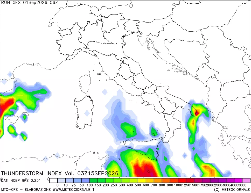 mappa Indice Temporali (TSI)