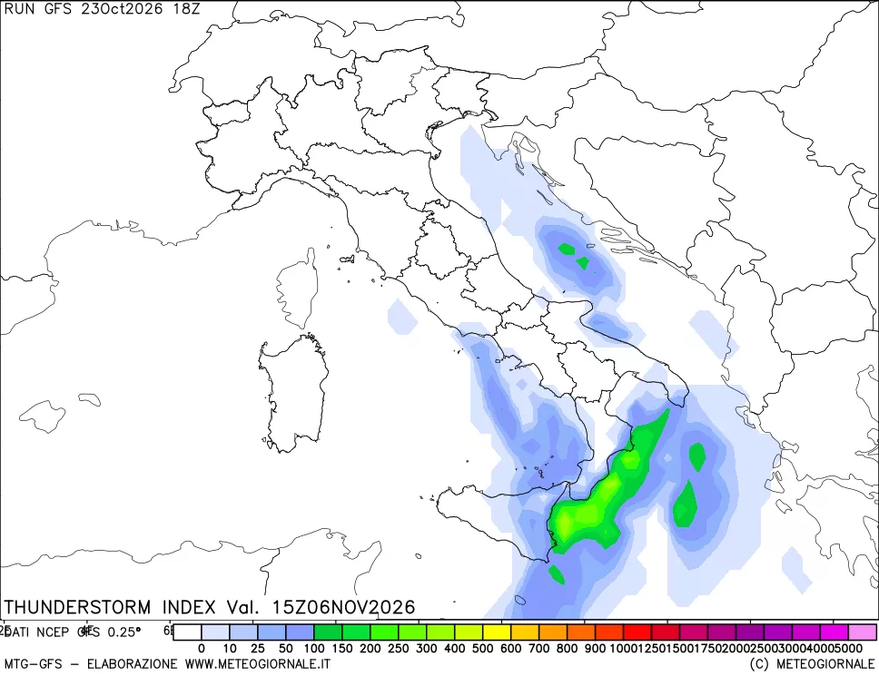mappa Indice Temporali (TSI)