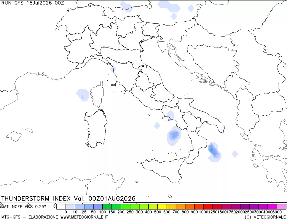 mappa Indice Temporali (TSI)