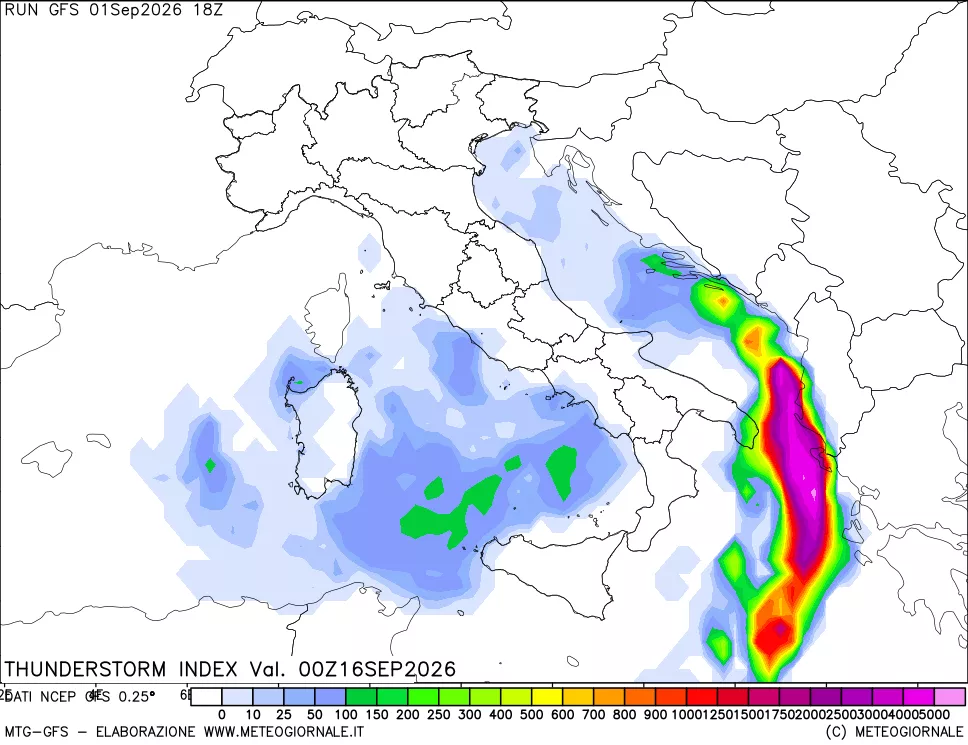 mappa Indice Temporali (TSI)