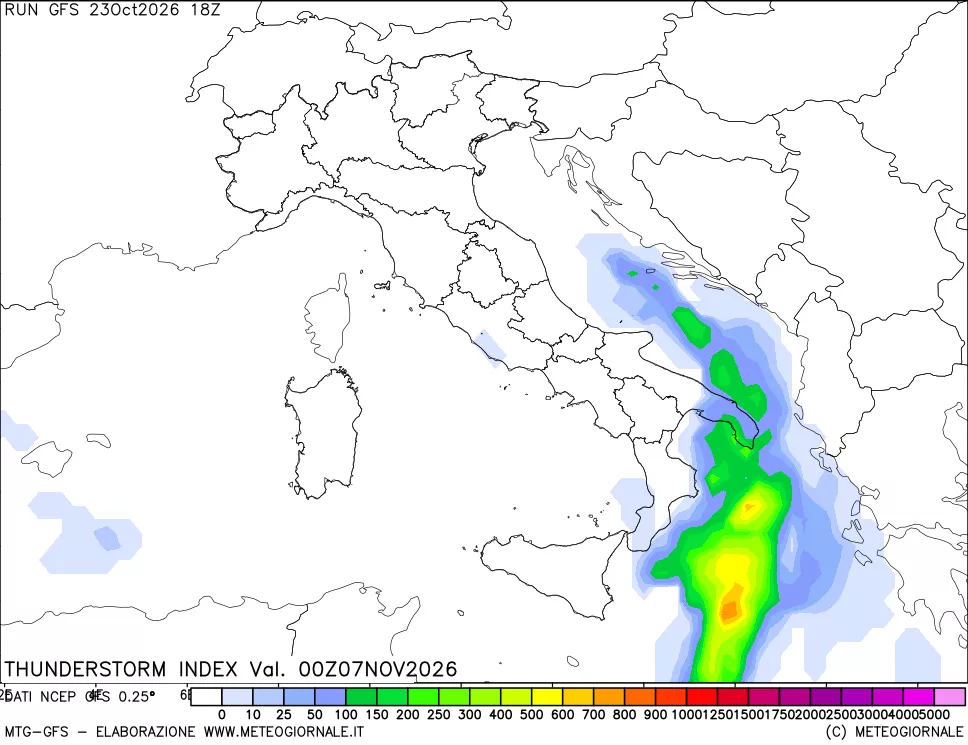 mappa Indice Temporali (TSI)