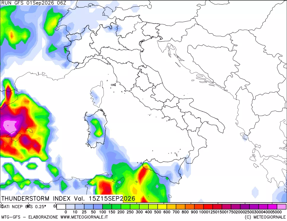 mappa Indice Temporali (TSI)