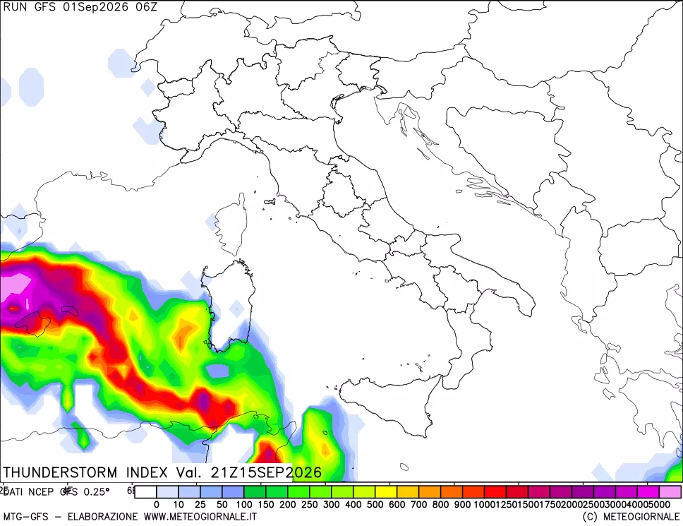 mappa Indice Temporali (TSI)