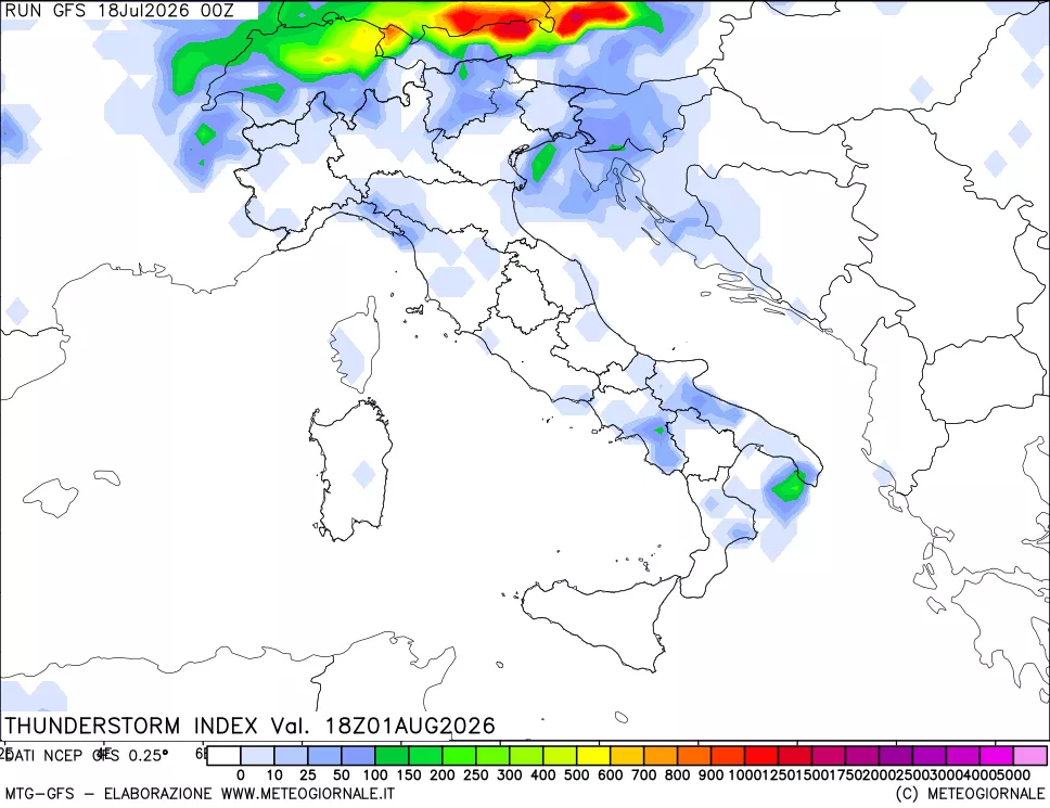 mappa Indice Temporali (TSI)