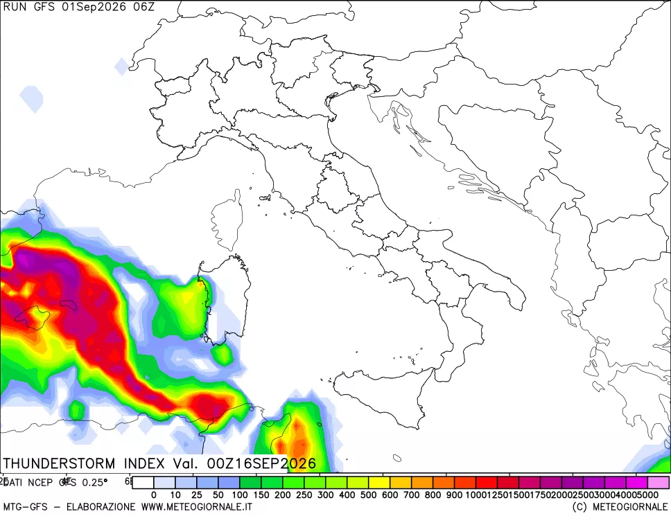 mappa Indice Temporali (TSI)