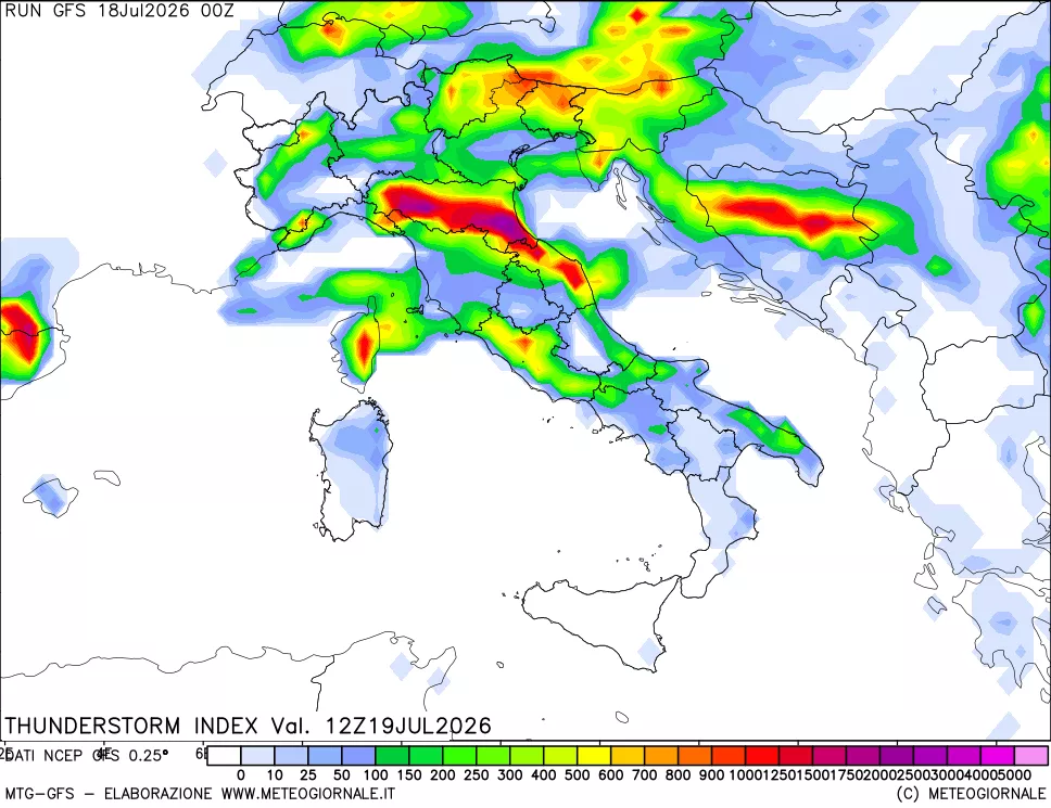 mappa Indice Temporali (TSI)