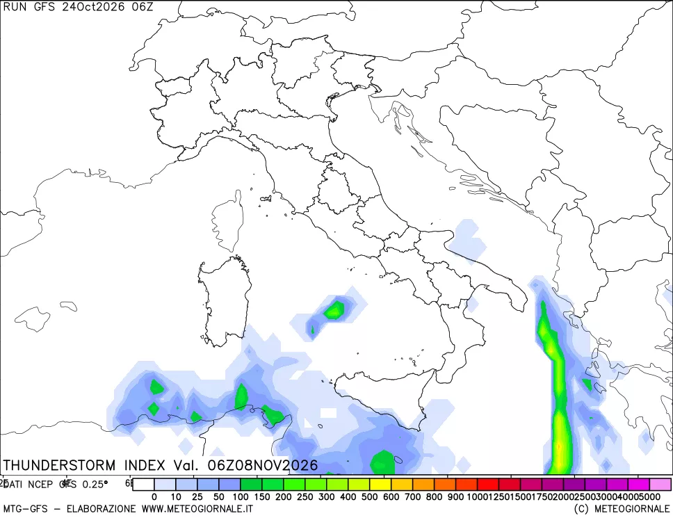 mappa Indice Temporali (TSI)