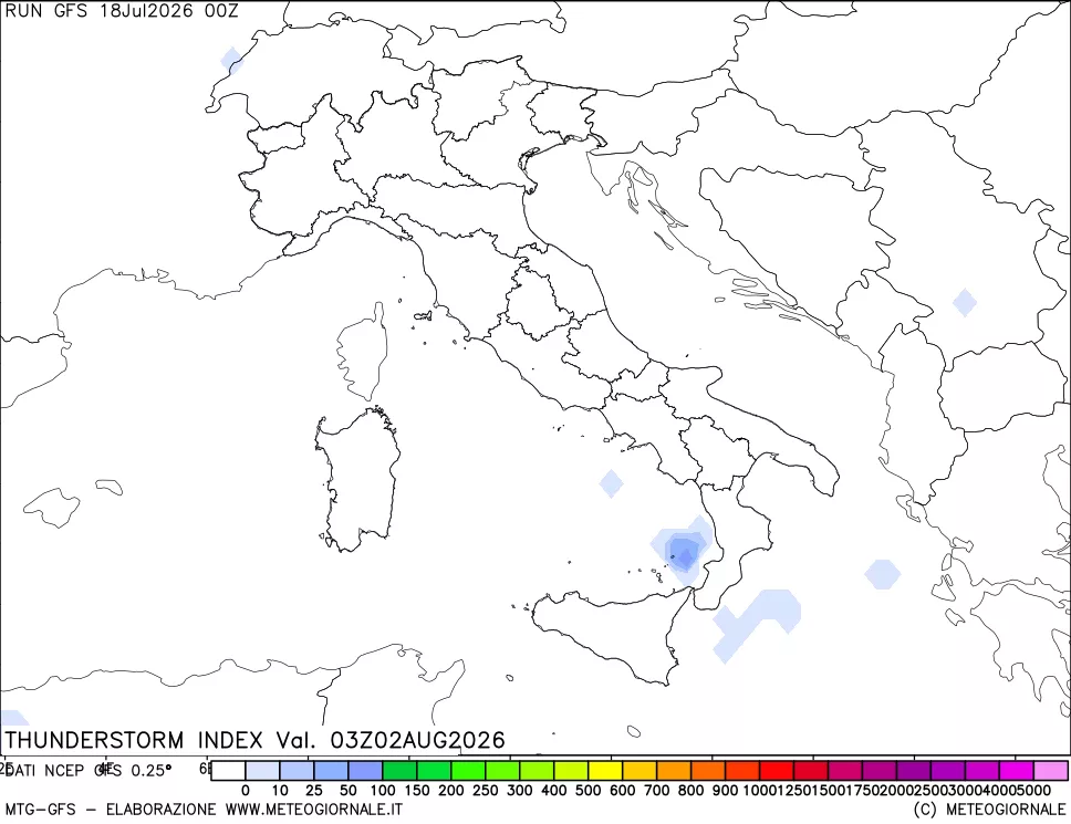 mappa Indice Temporali (TSI)