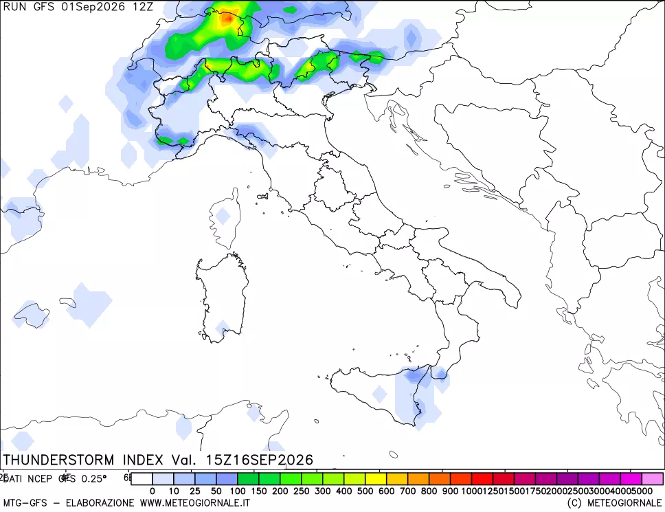 mappa Indice Temporali (TSI)