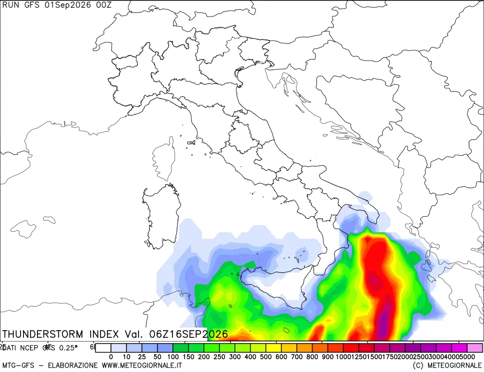 mappa Indice Temporali (TSI)
