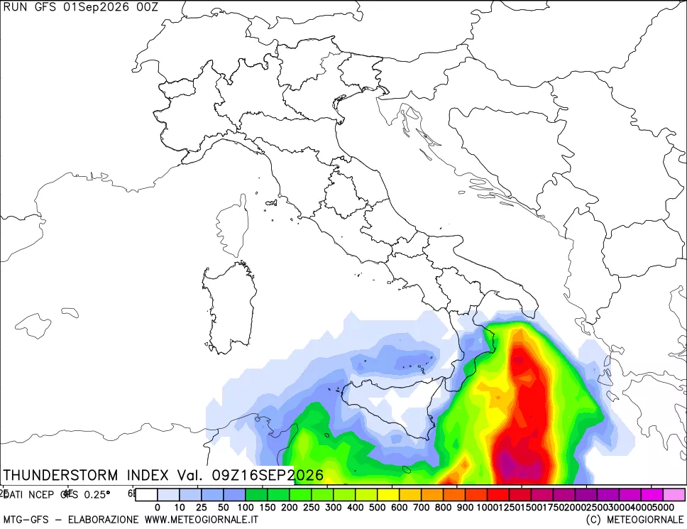 mappa Indice Temporali (TSI)