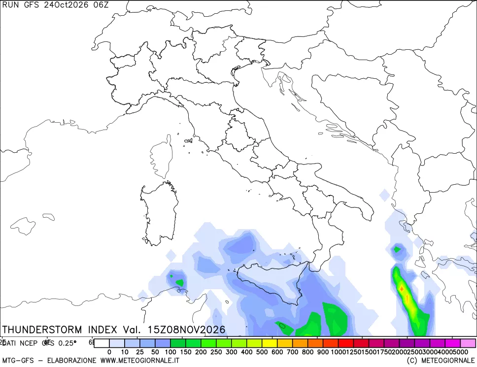 mappa Indice Temporali (TSI)