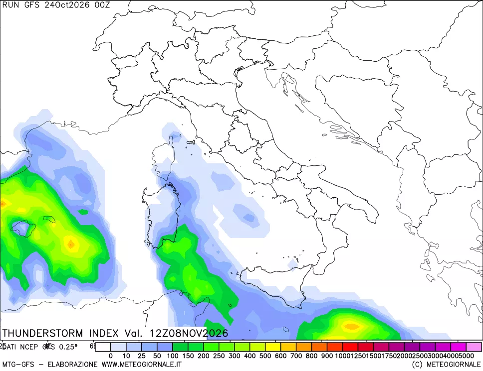 mappa Indice Temporali (TSI)