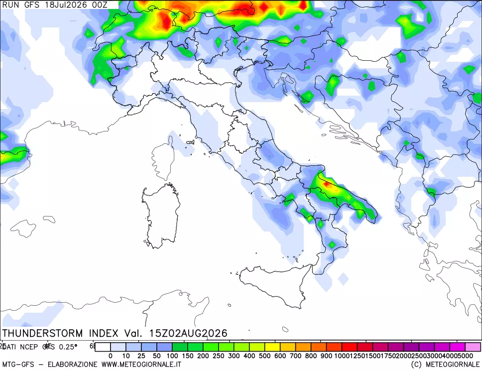 mappa Indice Temporali (TSI)