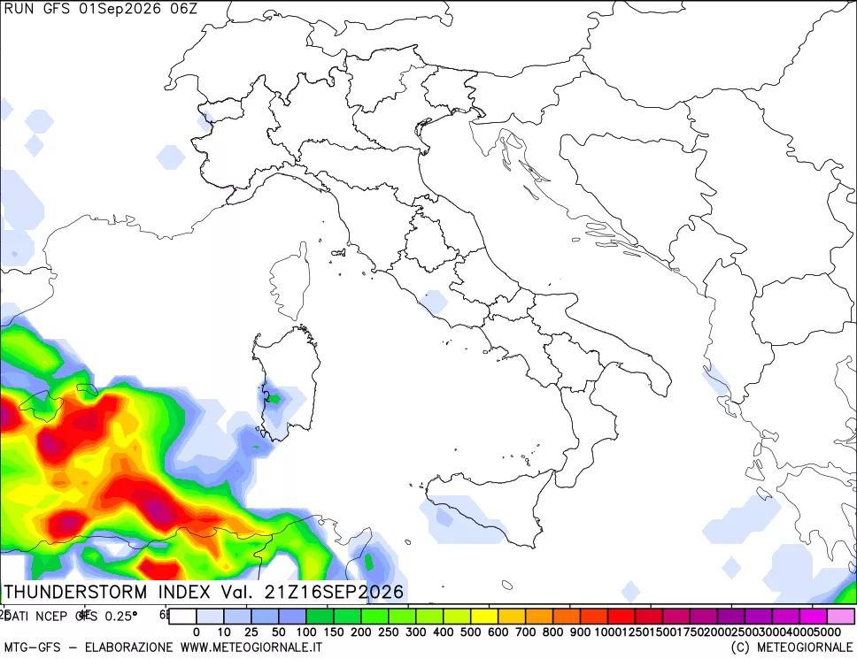mappa Indice Temporali (TSI)
