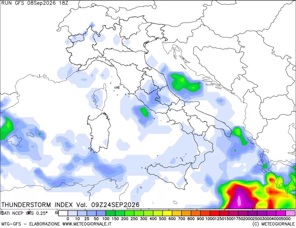 mappa Indice Temporali (TSI)